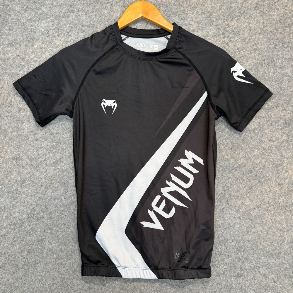 Venum Performance Contender 4 Rashguard Shirt Adult Medium UFC MMA Train